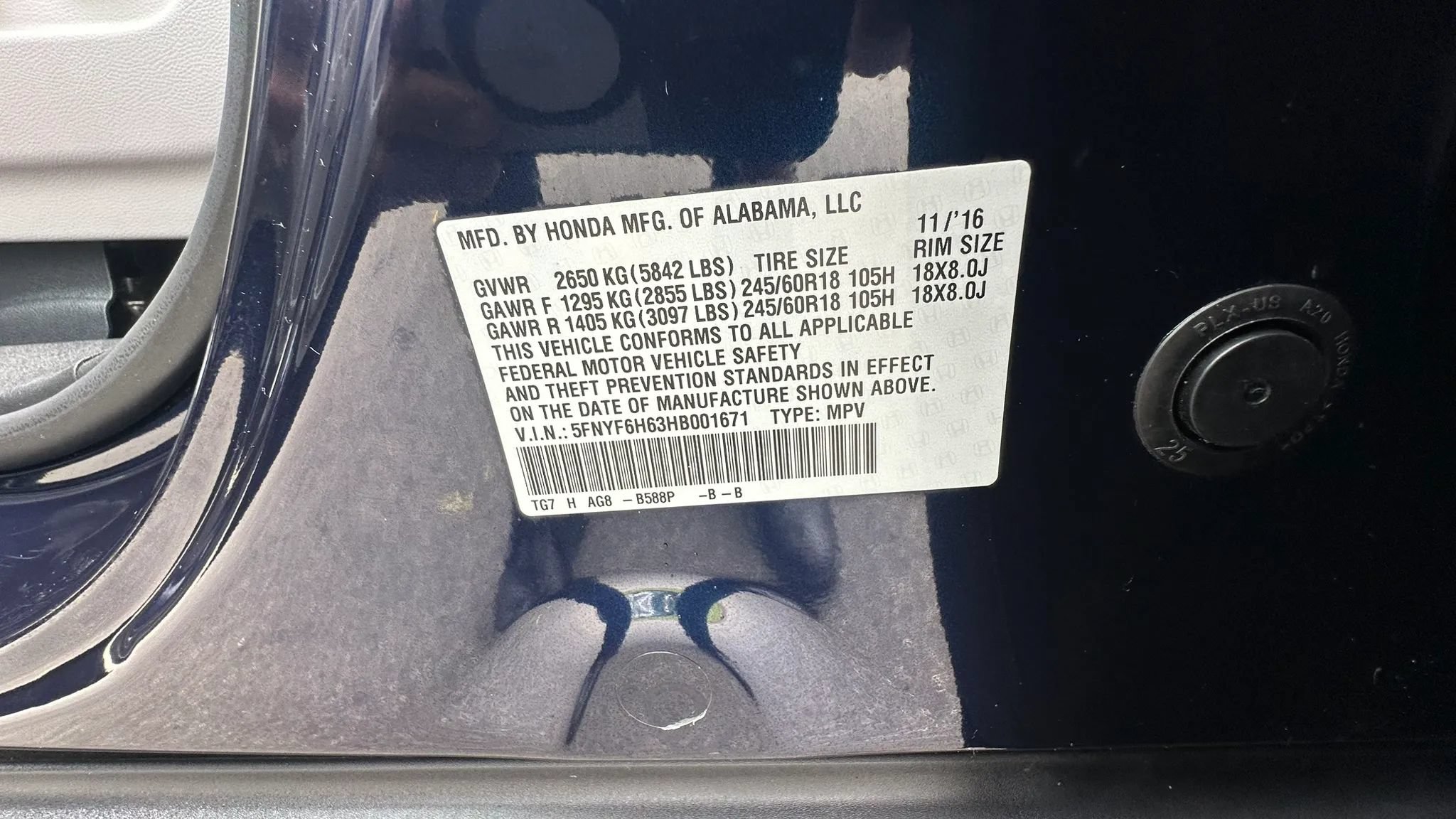 Used 2017 Honda Pilot EX-L image 13