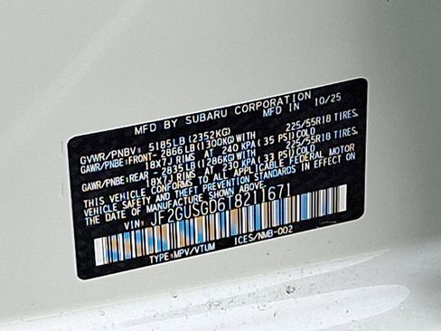 New 2026 Subaru Crosstrek 2.5i Sport image 22