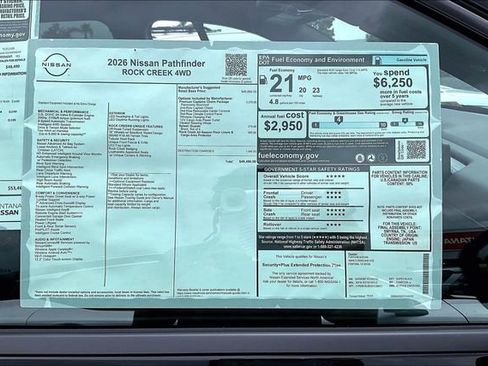 New 2026 Nissan Pathfinder Rock Creek AWD/4WD image 13