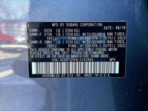 Used 2020 Subaru Outback Touring XT image 36