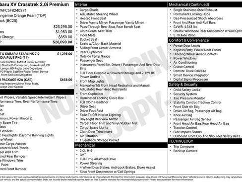 Used 2015 Subaru Crosstrek 2.0i Premium image 15
