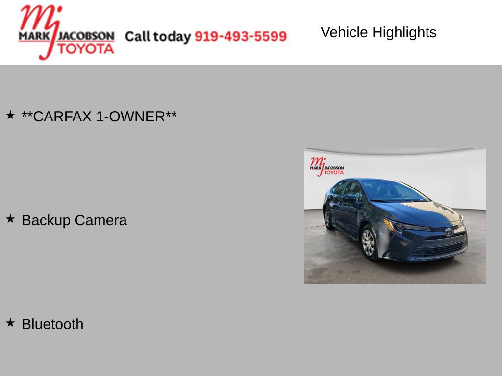 Used 2024 Toyota Corolla LE FWD image 6