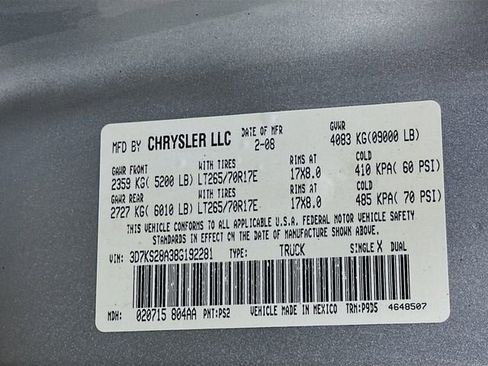 Used 2008 Dodge Ram 2500 Truck SLT w/ Trailer Tow Group image 30