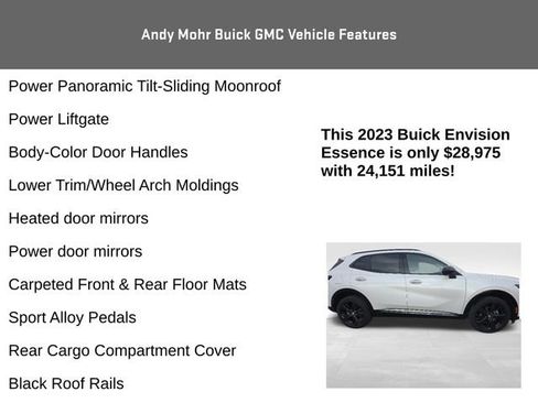 Used 2023 Buick Envision Essence w/ Sport Touring Package AWD/4WD image 14