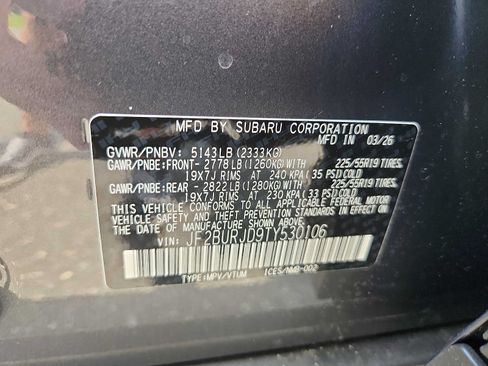 New 2026 Subaru Outback Touring XT AWD/4WD image 9