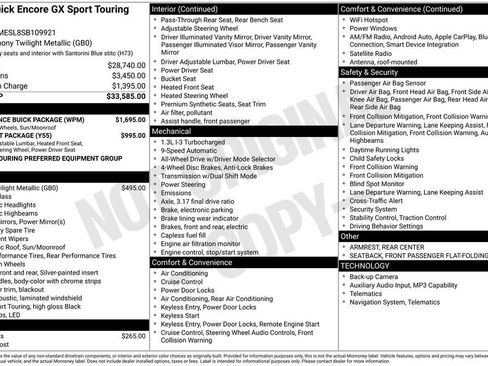 Certified 2025 Buick Encore GX Sport Touring w/ Experience Buick Package AWD/4WD image 33