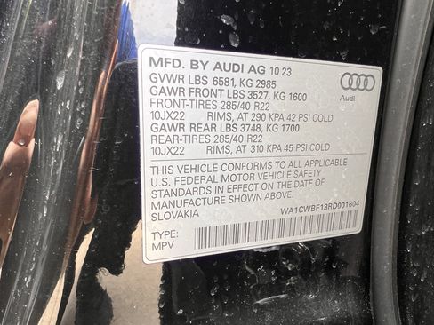 Used 2024 Audi SQ8 Prestige w/ Prestige Package image 37