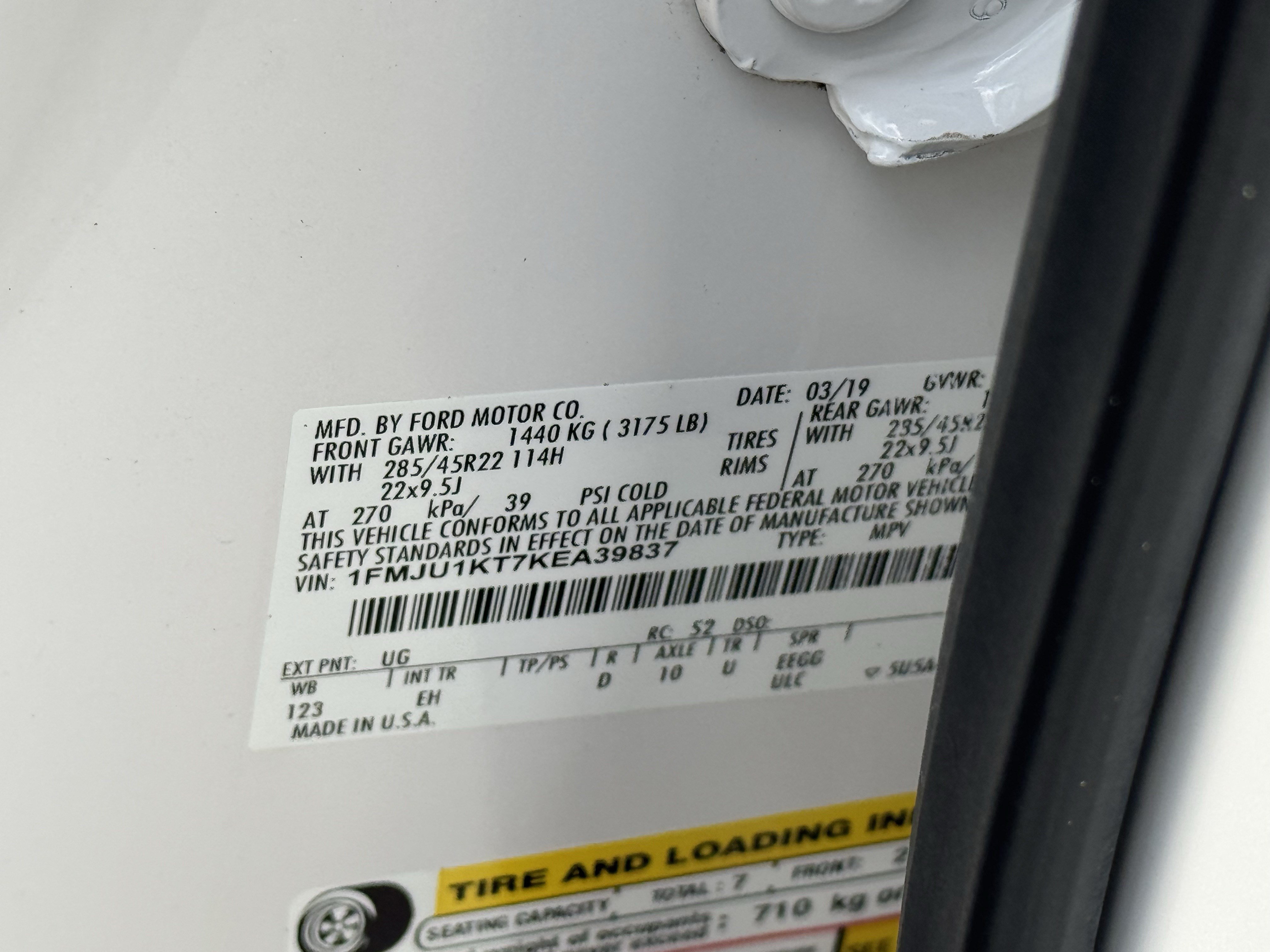 Used 2019 Ford Expedition Limited w/ Equipment Group 302A RWD image 33