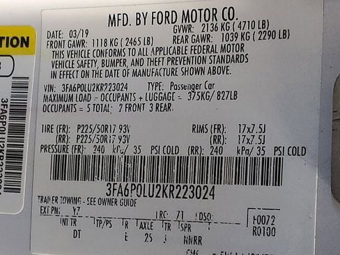 Used 2019 Ford Fusion SE image 33