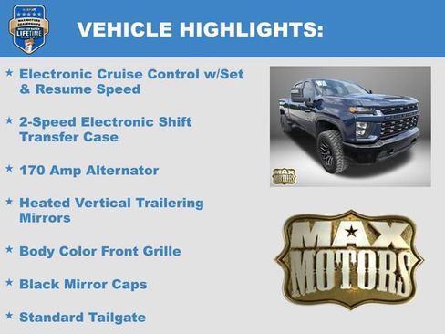 Used 2022 Chevrolet Silverado 2500 Custom w/ Custom Convenience Package AWD/4WD image 17