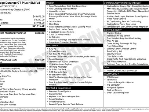 New 2026 Dodge Durango GT image 4