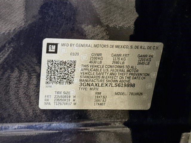 Used 2020 Chevrolet Equinox LT w/ LPO, Chrome Package FWD image 39