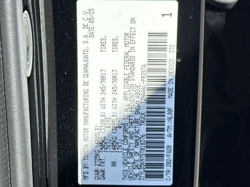 New 2025 Toyota Tacoma SR image 34