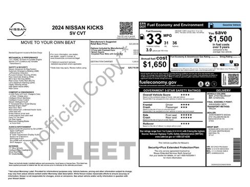 Used 2024 Nissan Kicks SV FWD image 3