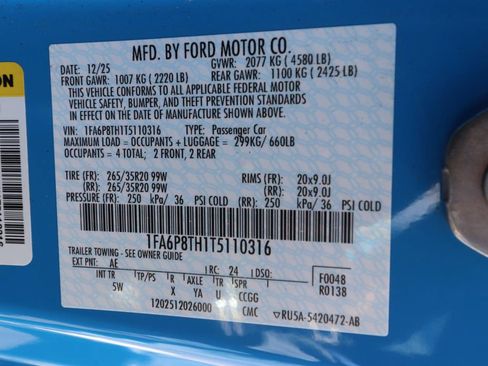 New 2026 Ford Mustang Premium RWD image 22