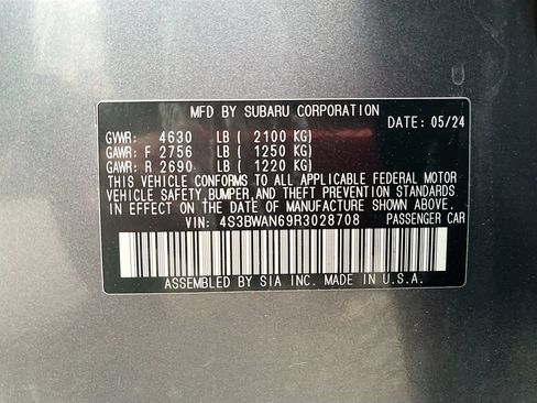Used 2024 Subaru Legacy Limited AWD/4WD image 31
