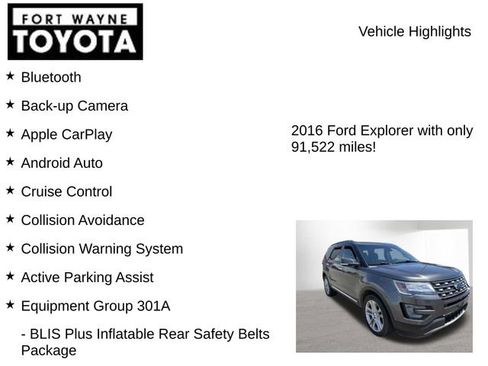 Used 2016 Ford Explorer Limited w/ Equipment Group 301A AWD/4WD image 8