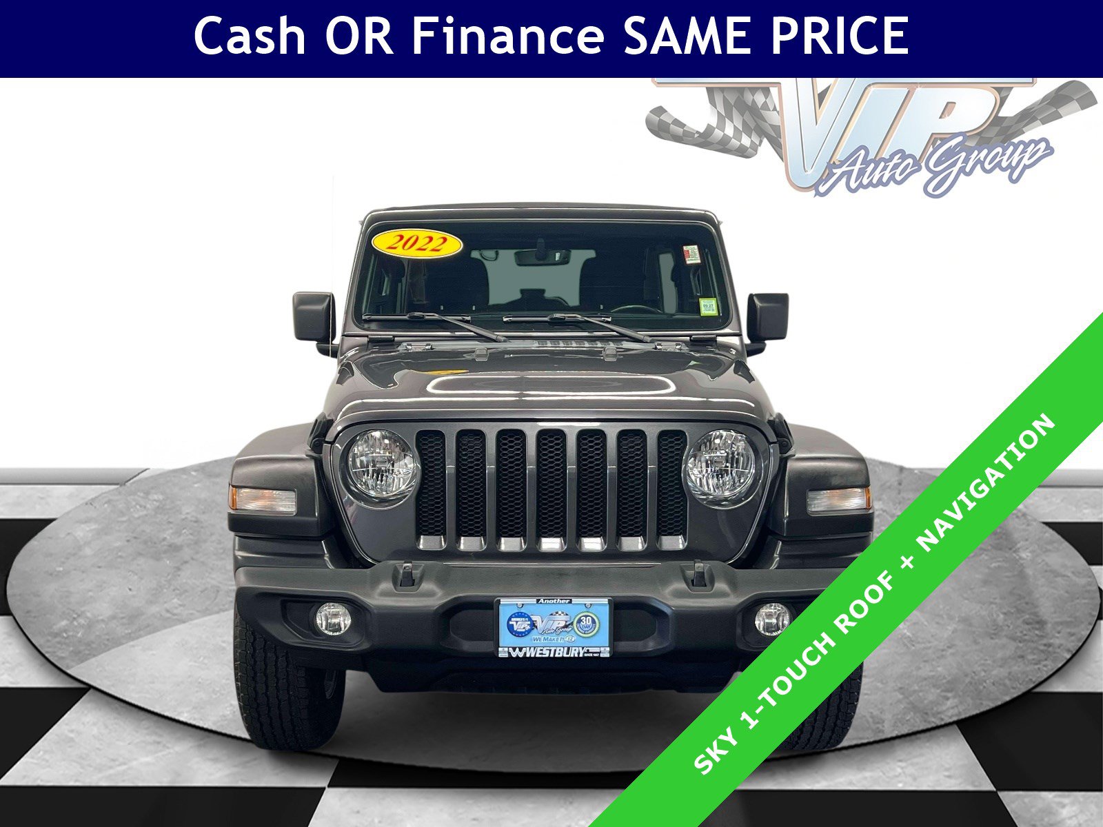 Certified 2022 Jeep Wrangler Unlimited Sport w/ Sun And Sound Package AWD/4WD image 5