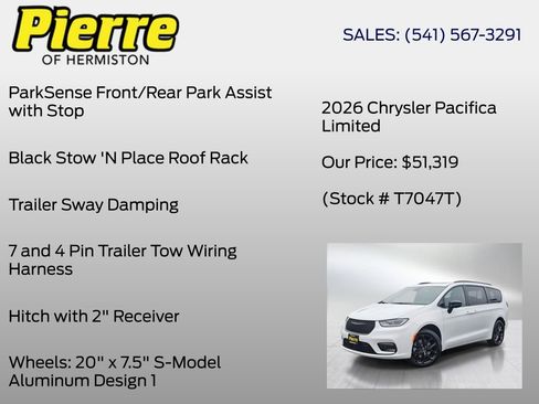 New 2026 Chrysler Pacifica Limited w/ S Appearance Package image 30