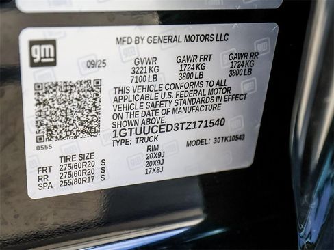 Used 2026 GMC Sierra 1500 Elevation w/ LPO, Elevation Black Package image 36