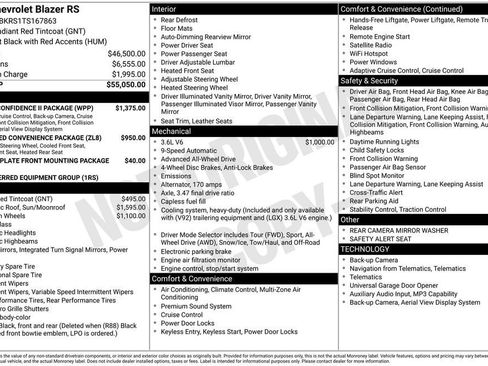 New 2026 Chevrolet Blazer RS w/ Driver Confidence II Package AWD/4WD image 5