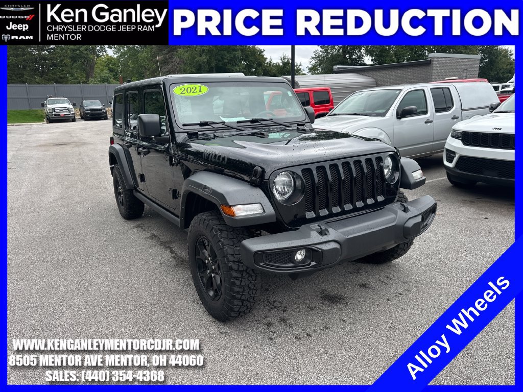 Certified 2021 Jeep Wrangler Unlimited Sport AWD/4WD image 1