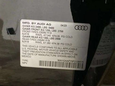 Used 2023 Audi Q5 2.0T Premium w/ Convenience Package AWD/4WD image 90