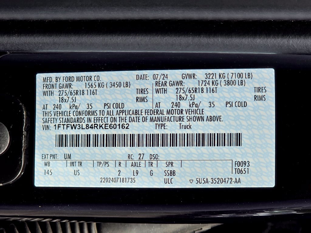 Used 2024 Ford F150 XLT w/ Equipment Group 302A MID AWD/4WD image 28
