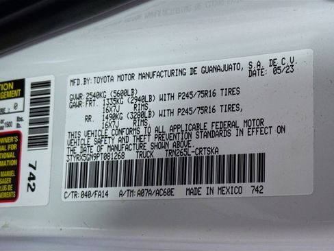 Used 2023 Toyota Tacoma SR RWD image 39