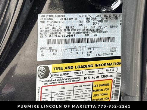 New 2026 Lincoln Navigator Reserve AWD/4WD image 38