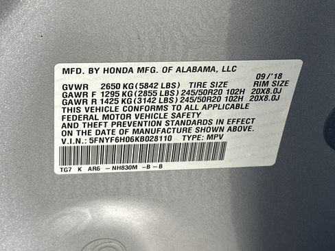 Used 2019 Honda Pilot Elite image 12