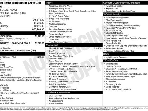 Used 2025 RAM 1500 Tradesman w/ Night Edition AWD/4WD image 5