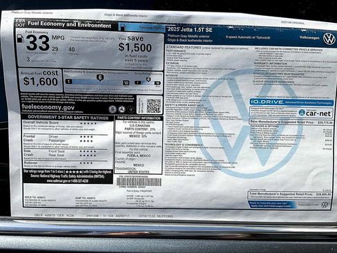 New 2025 Volkswagen Jetta SE image 18