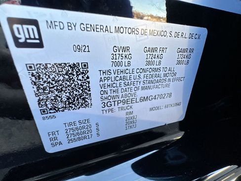 Certified 2021 GMC Sierra 1500 AT4 image 32