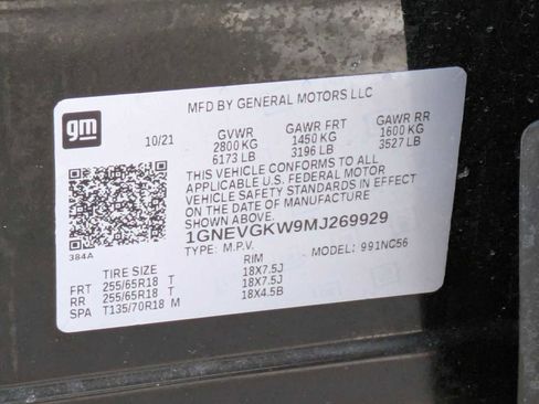 Used 2021 Chevrolet Traverse LT image 32