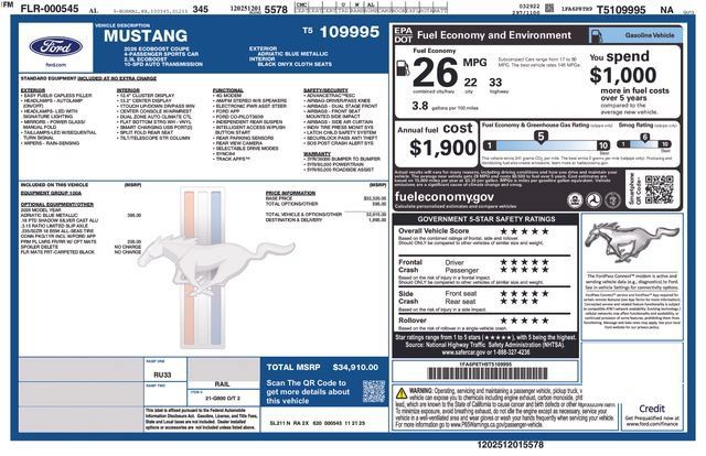 New 2026 Ford Mustang Coupe RWD image 32