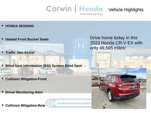 Used 2023 Honda CR-V EX image 6