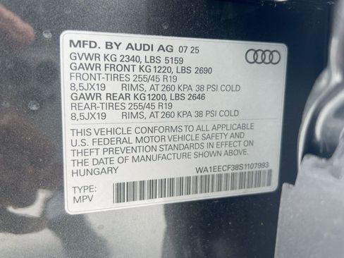 New 2025 Audi Q3 2.0T Premium Plus image 20