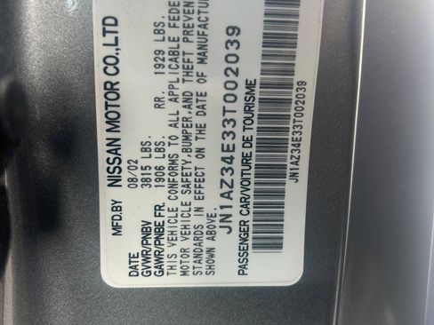 Used 2003 Nissan 350Z Track image 13