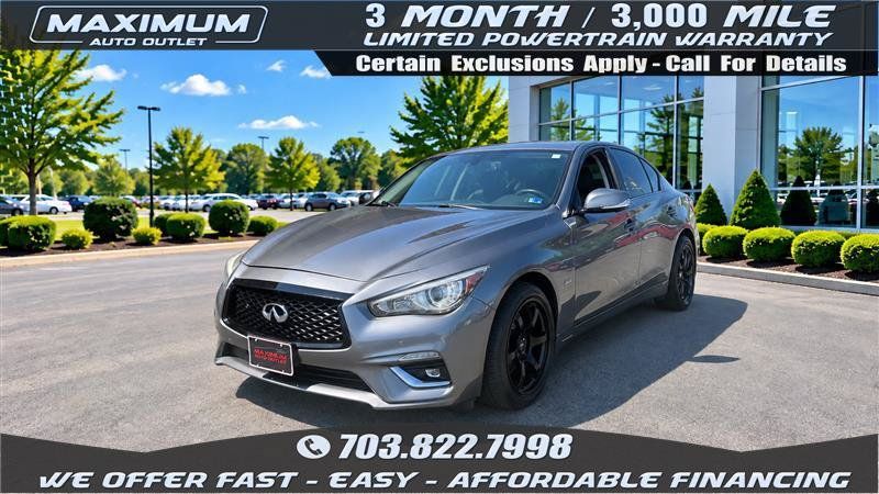 Used 2019 INFINITI Q50 Luxe w/ Essential Package (3.0T Luxe) AWD/4WD image 1