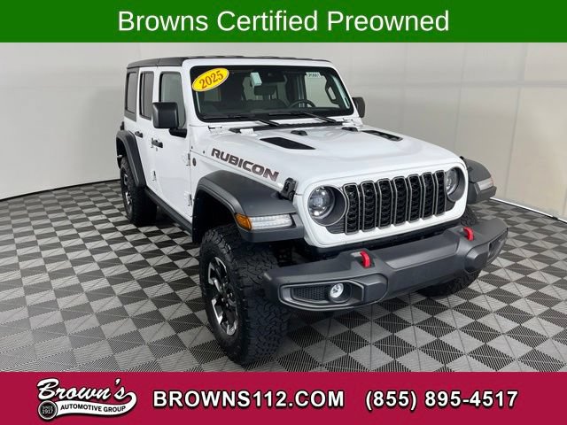 Used 2025 Jeep Wrangler Unlimited Rubicon AWD/4WD image 1