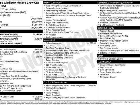 Used 2022 Jeep Gladiator Mojave w/ Cold Weather Group image 29