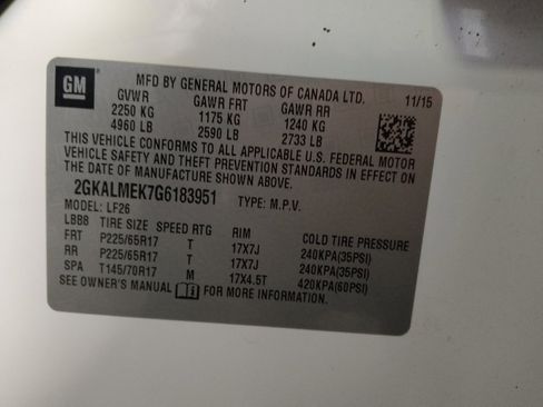 Used 2016 GMC Terrain SLE image 33