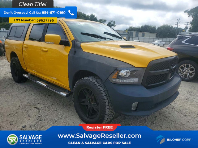 Used 2016 RAM 1500 Sport w/ Stinger Yellow Sport Package RWD image 5