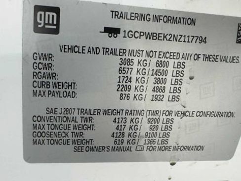 Used 2022 Chevrolet Silverado 1500 Custom w/ Safety Confidence Package RWD image 35