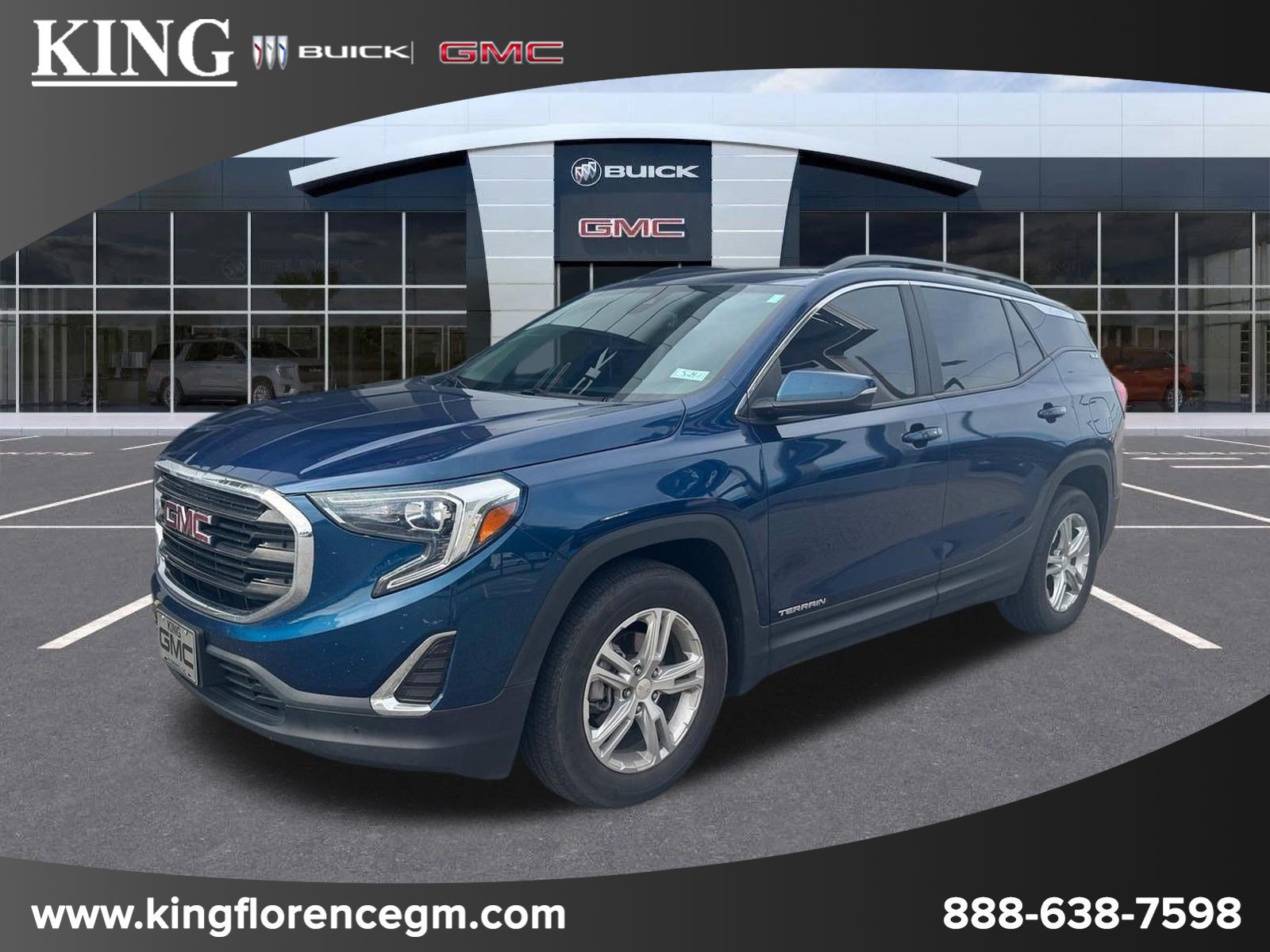 Used 2021 GMC Terrain SLE w/ Driver Convenience Package FWD image 1