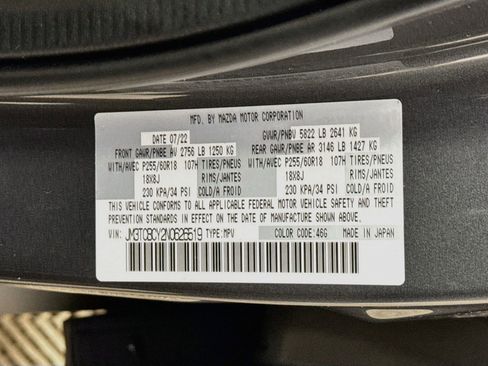 Used 2022 MAZDA CX-9 Touring w/ Touring Premium Package AWD/4WD image 31