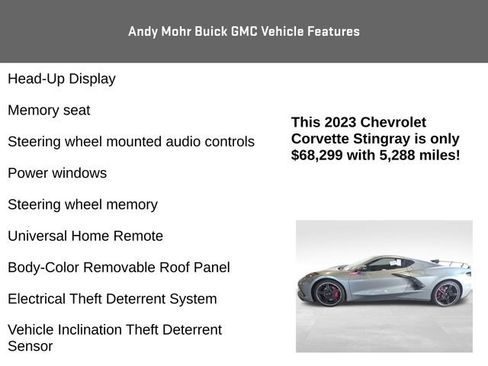 Used 2023 Chevrolet Corvette Stingray Preferred Cpe RWD image 15