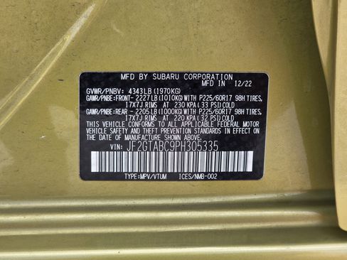 Certified 2023 Subaru Crosstrek 2.0i image 30