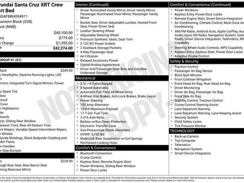 Certified 2024 Hyundai Santa Cruz XRT image 33